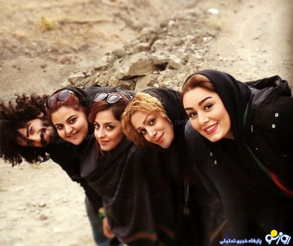عکس خاص از سحر قریشی در کوه