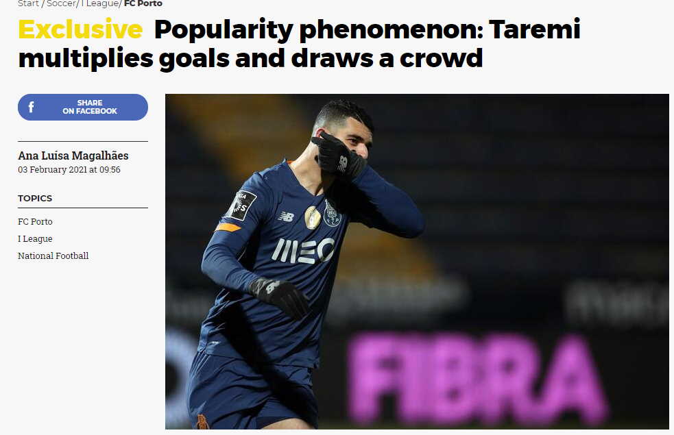 افزایش محبوبیت پورتو با طارمی در فضای مجازی