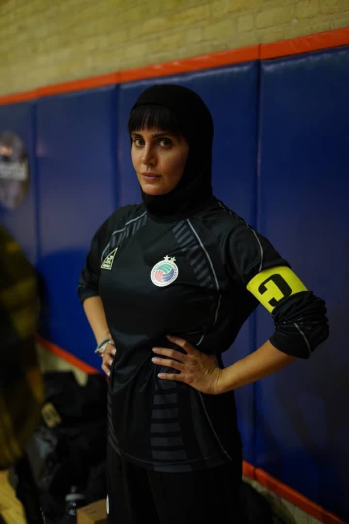 الناز شاکردوست در قالب یک کاپیتان