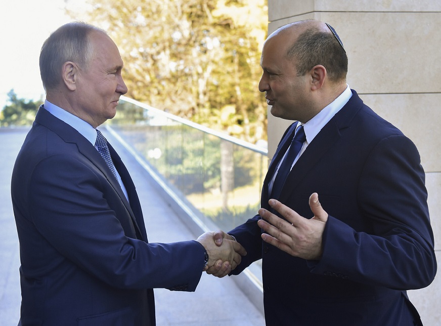 نخست وزیر اسرائیل به دنبال رابطه شخصی و دوستانه با پوتین / همه چیز به ماجرای مذاکرات احیای برجام و حضور ایران در سوریه برمی گردد نخست وزیر اسرائیل به دنبال رابطه شخصی و دوستانه با پوتین / همه چیز به ماجرای مذاکرات احیای برجام و حضور ایران در سوریه برمی گردد