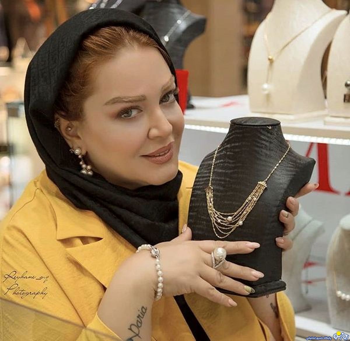 عکس لو رفته از جواهرات میلیاردی بهاره رهنما