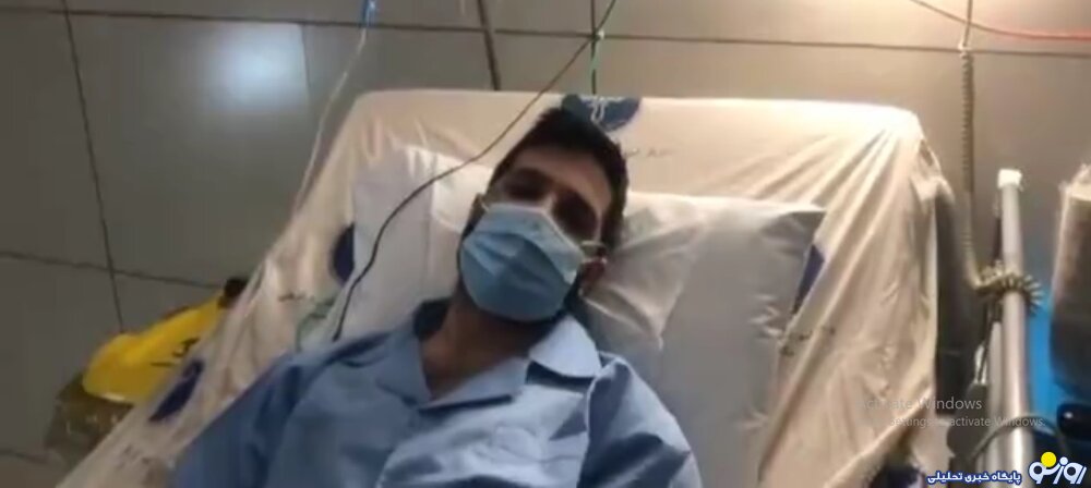 پیام حمید هیراد به هوادارانش از روی تخت بیمارستان حمید هیراد ب