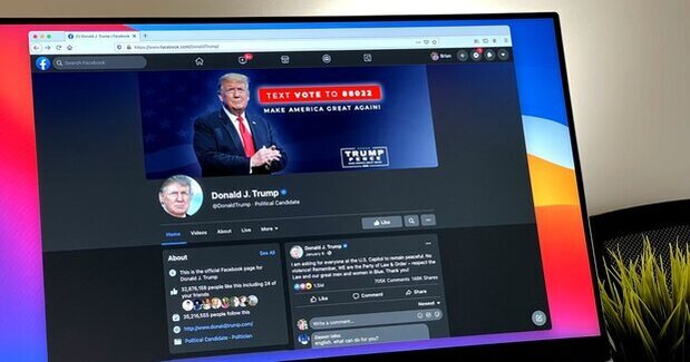 تمدید تعلیق حساب ترامپ در فیس بوک تمدید تعلیق حساب ترامپ در فیس بوک