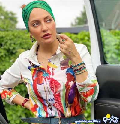 لباس رنگی رنگی مهناز افشار + عکس