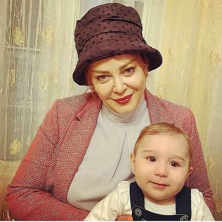 تیپ جدید بهاره رهنما با بچه ای در بغل + عکس بهاره رهنما