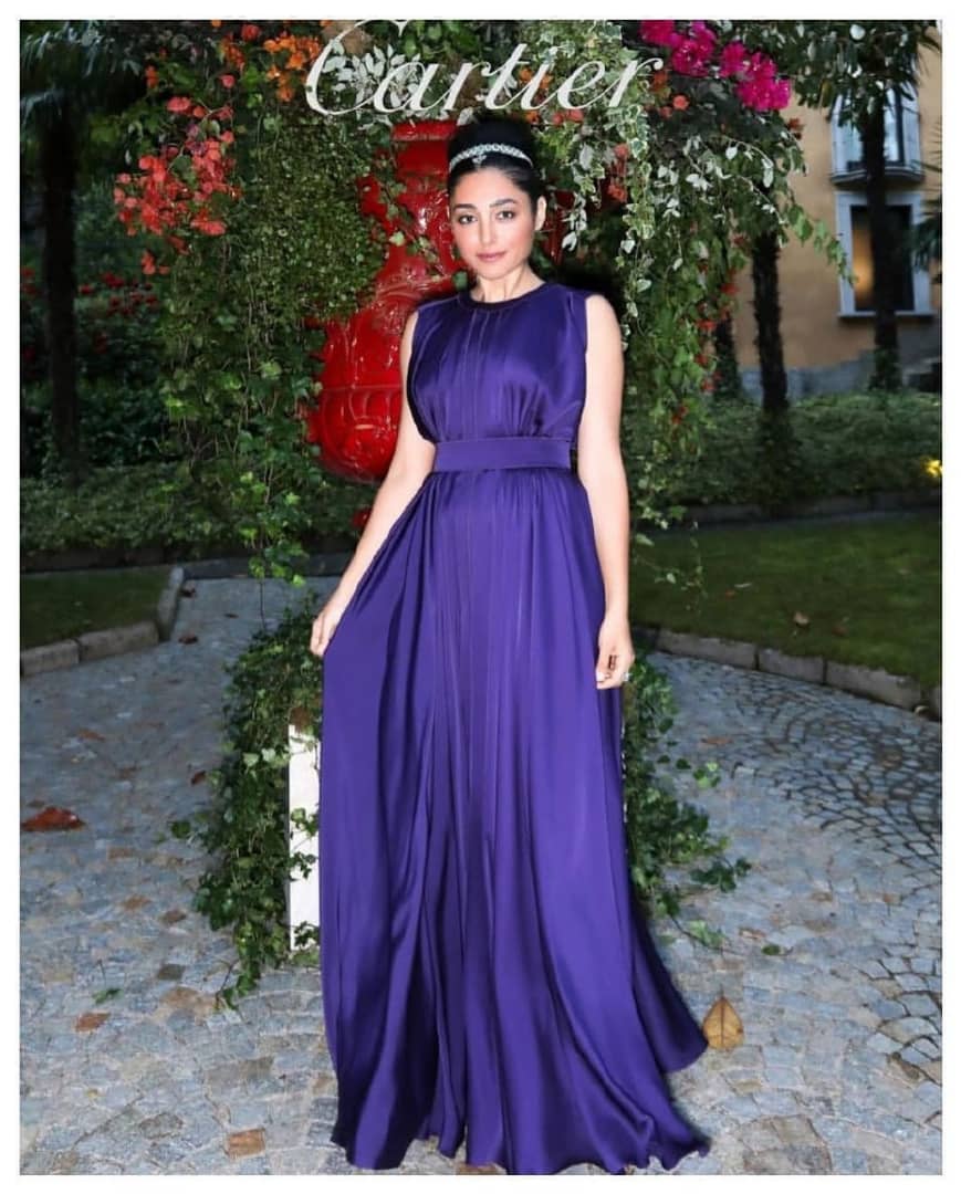 گلشیفته فراهانی در نمایشگاه جواهرات ایتالیا/u;s