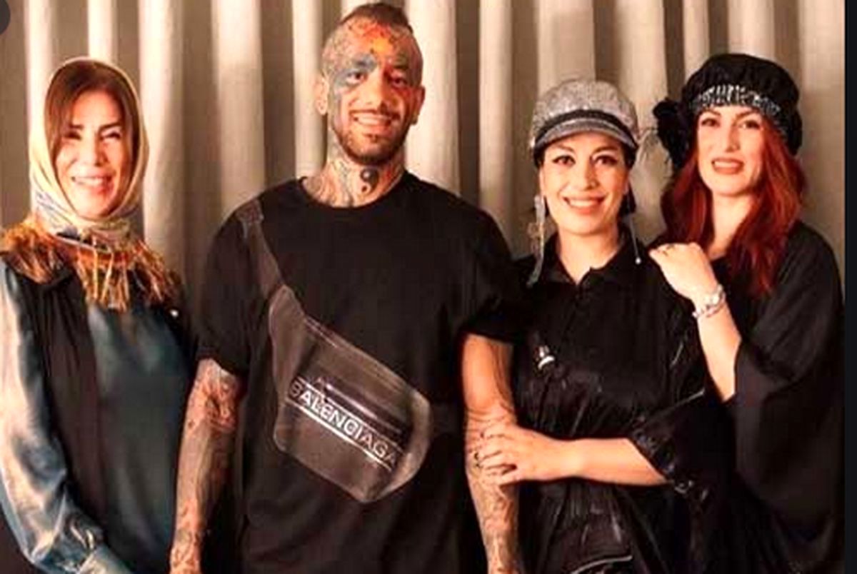 عکس منشوری از مادر 40 ساله امیر تتلو  مادر 40 ساله امیر تتلو