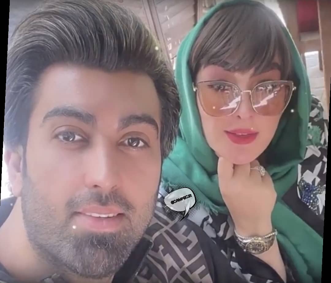 رونمایی الهام حمیدی از شوهرش/عکس رونمایی الهام حمیدی از شوهرش/عکس