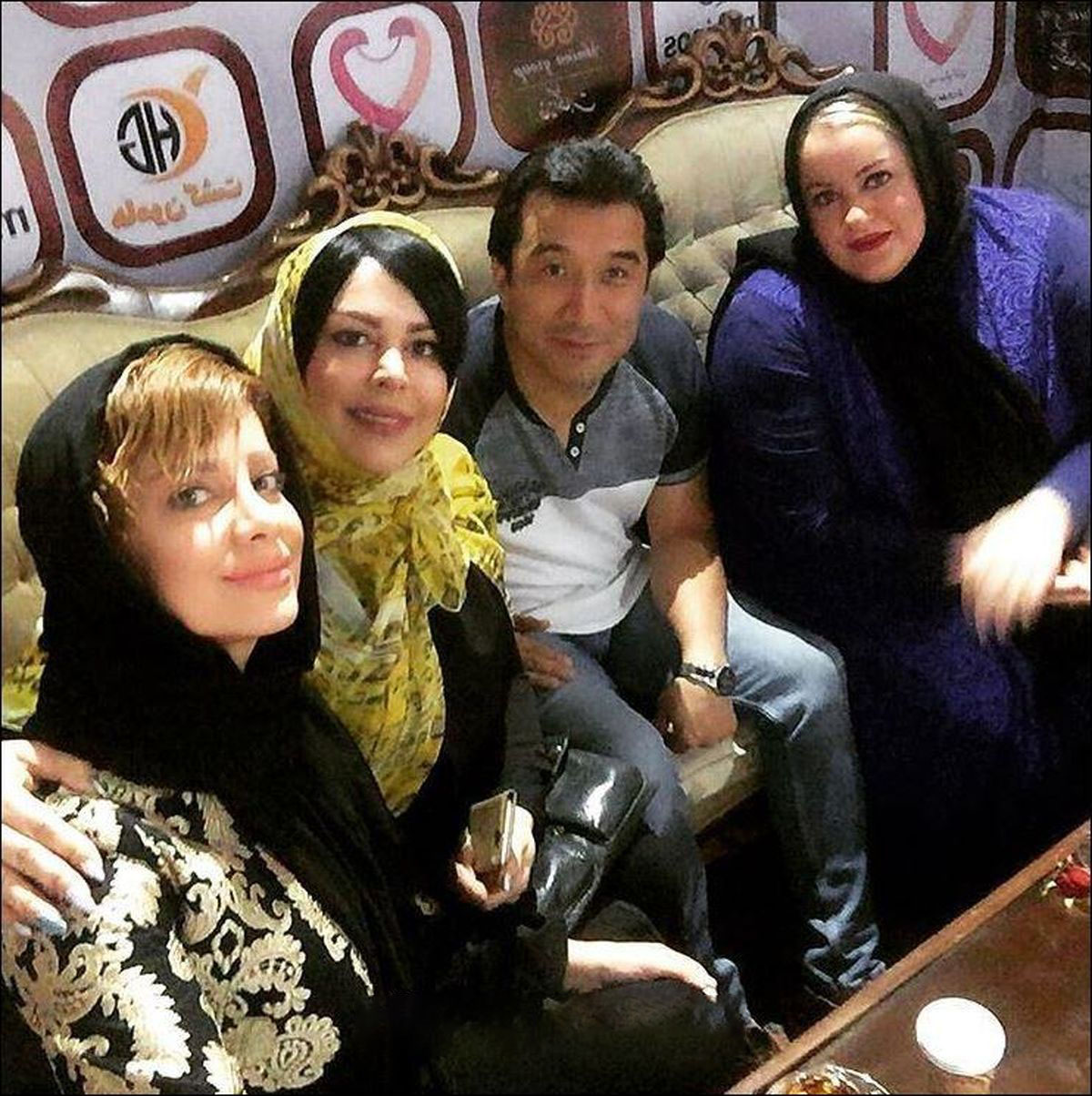 جنجال عکس خیلی صمیمی فلور نظری و خداداد عزیزی جنجال عکس خیلی صمیمی فلور نظری و خداداد عزیزی