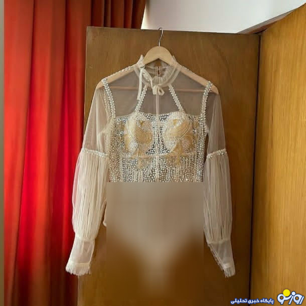 جنجال لباس تمام شیشه ای فرشته حسینی/عکس جنجال لباس تمام شیشه ای فرشته حسینی/عکس