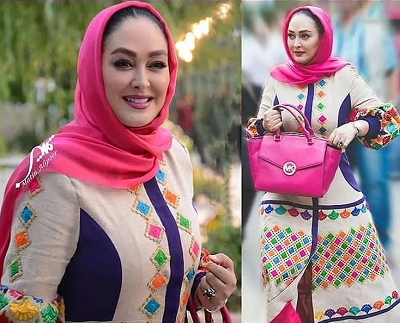 مانتوهای خیلی خوشرنگ الهام حمیدی/عکس مانتوهای خیلی خوشرنگ الهام حمیدی/عکس