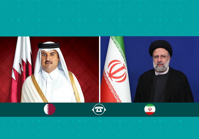 رئیسی به امیر قطر: آماده ایم در جهت برگزاری باشکوهتر جام جهانی، در کیش و سایر جزایر نزدیک به قطر مساعدت کنیم رئیسی به امیر قطر: آماده ایم در جهت برگزاری باشکوهتر جام جهانی، در کیش و سایر جزایر نزدیک به قطر مساعدت کنیم
