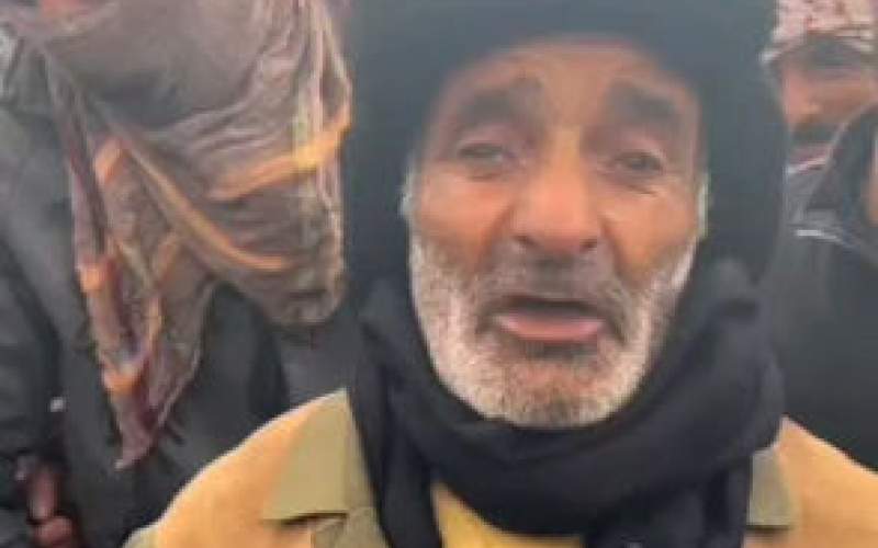 سخنان دردناک یک مرد مسن از سرمای تربتجام سخنان دردناک یک مرد مسن از سرمای تربتجام