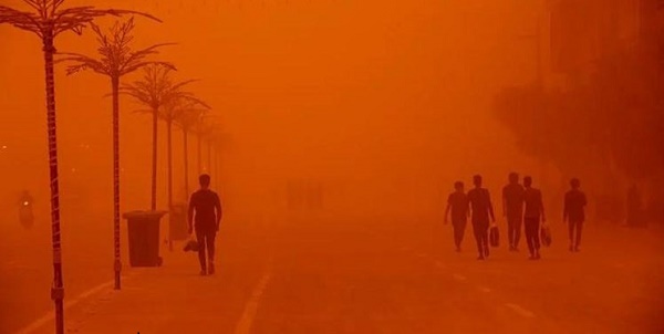 احتمال وقوع طوفان شن در ۵ استان احتمال وقوع طوفان شن در ۵ استان