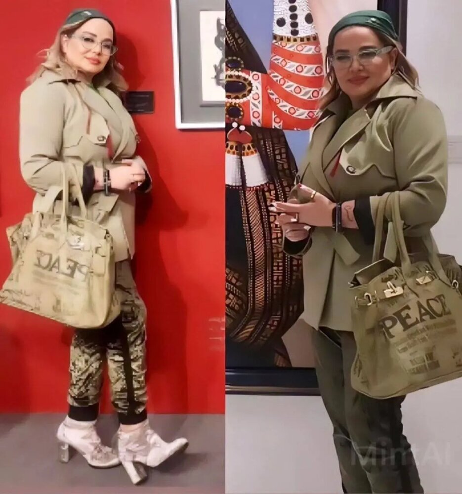 تیپ دهه هشتادی بهاره رهنما با شلوار تنگ + عکس