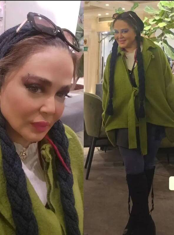 تیپ زمستانی عجیب بهاره رهنما + عکس تیپ زمستانی عجیب بهاره رهنما + عکس