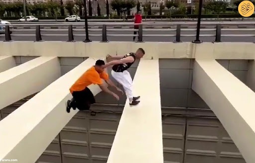 ویدئویی اعجاب انگیز از پارکوربازانِ تهرانی