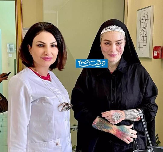 استایل عجیب سحر قریشی بعد بارداری در دبی+ عکس