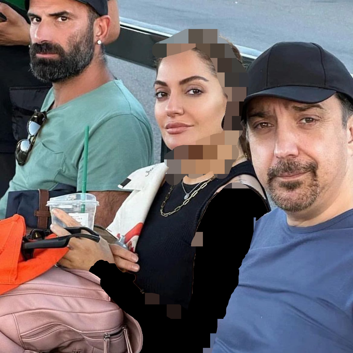 مهناز افشار در آغوش مردان آمریکایی /عکس