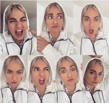 دلقک بازی مهناز افشار با این تیپ/عکس