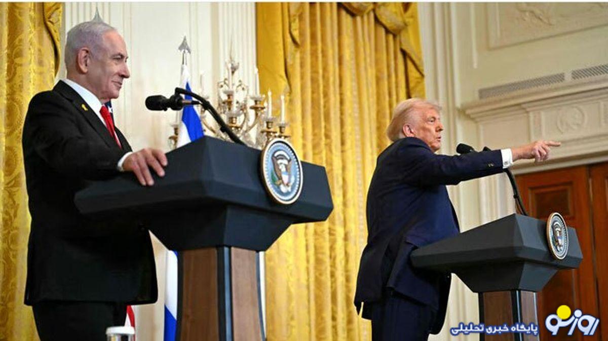 خط و نشان ترامپ و نتانیاهو برای ایران/ توافق نشود، اسرائیل حمله میکند!/ کاخ سفید: پیششرط مذاکره با ایران، به رسمیت شناختن اسرائیل است خط و نشان ترامپ و نتانیاهو برای ایران/ توافق نشود، اسرائیل حمله میکند!/ کاخ سفید: پیششرط مذاکره با ایران، به رسمیت شناختن اسرائیل است