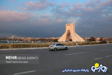 کیفیت هوای تهران در وضعیت کم سابقه کیفیت هوای تهران در وضعیت کم سابقه