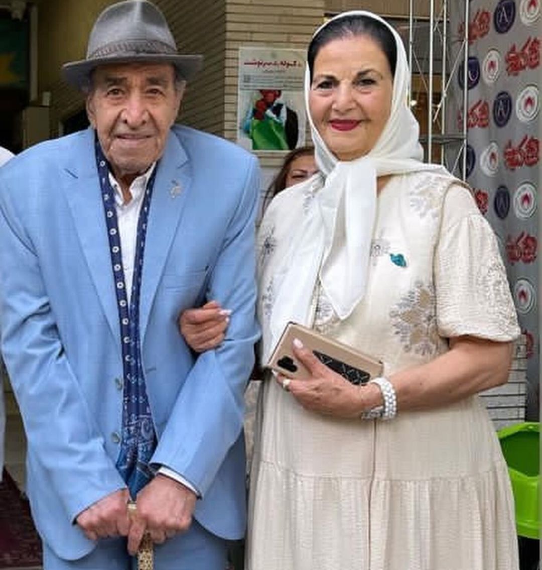 تصویری به یاد ماندنی از ایرج خواجهامیری در کنار پوری بنایی