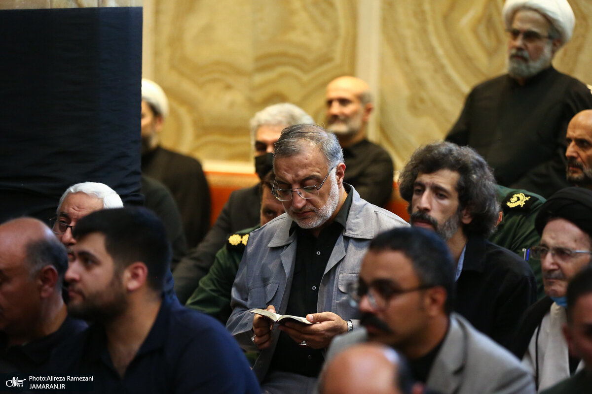 پوشش متفاوت سردار قاآنی در یک مراسم/ حقانیان همصحبت با عراقچی و صالحی/ زاکانی تنها ماند!