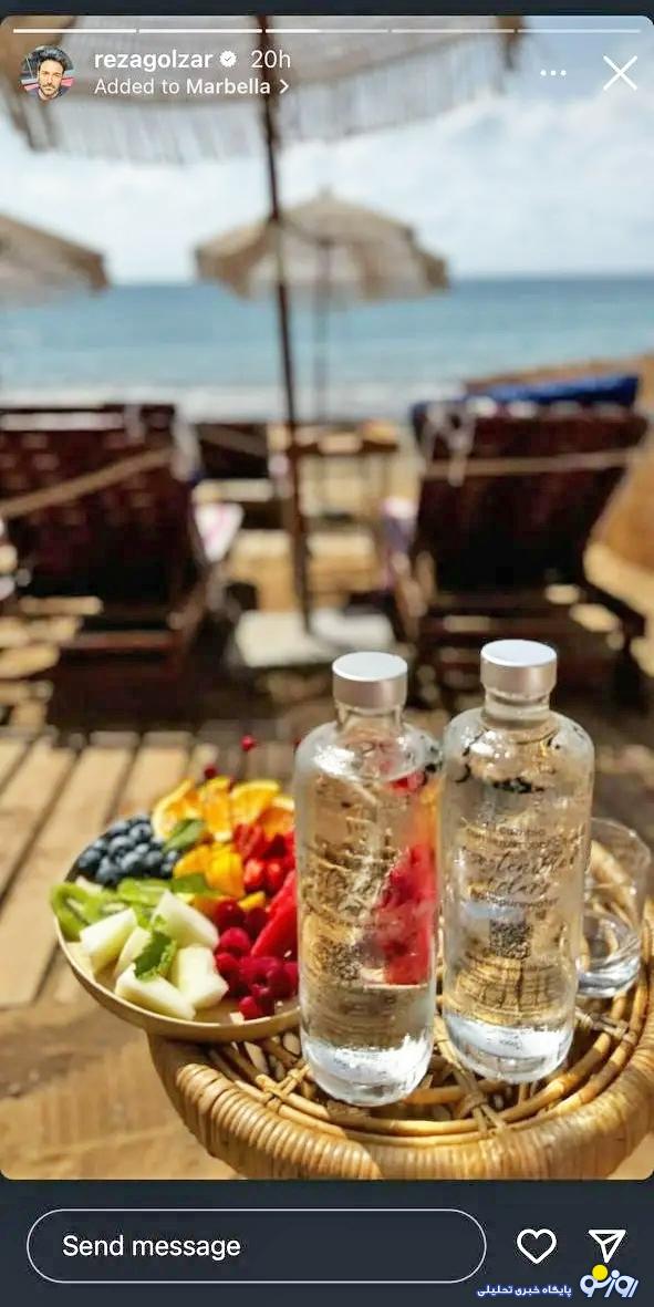 خوشگذرانی محمدرضا گلزار و همسرش در دبی+عکس خوشگذرانی محمدرضا گلزار و همسرش در دبی+عکس