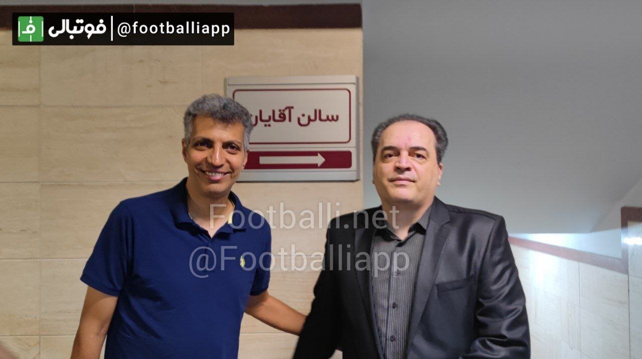 ملاقات صمیمانه عادل فردوسیپور با مجری صداوسیما