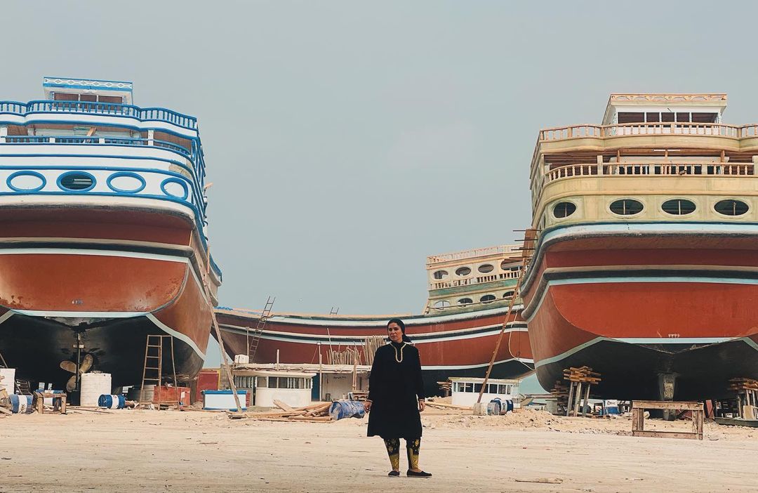 استایل تازه و جذاب سحر دولتشاهی در جنوب ایران