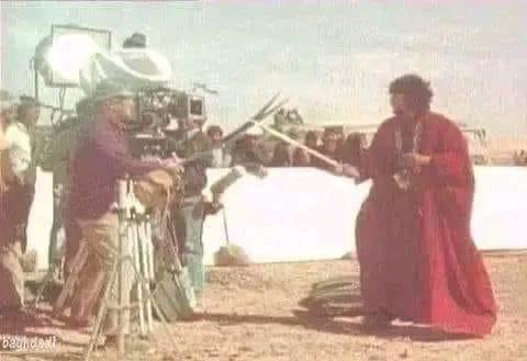 عکس دیده نشده از صحنه ماندگار «محمد رسول الله»