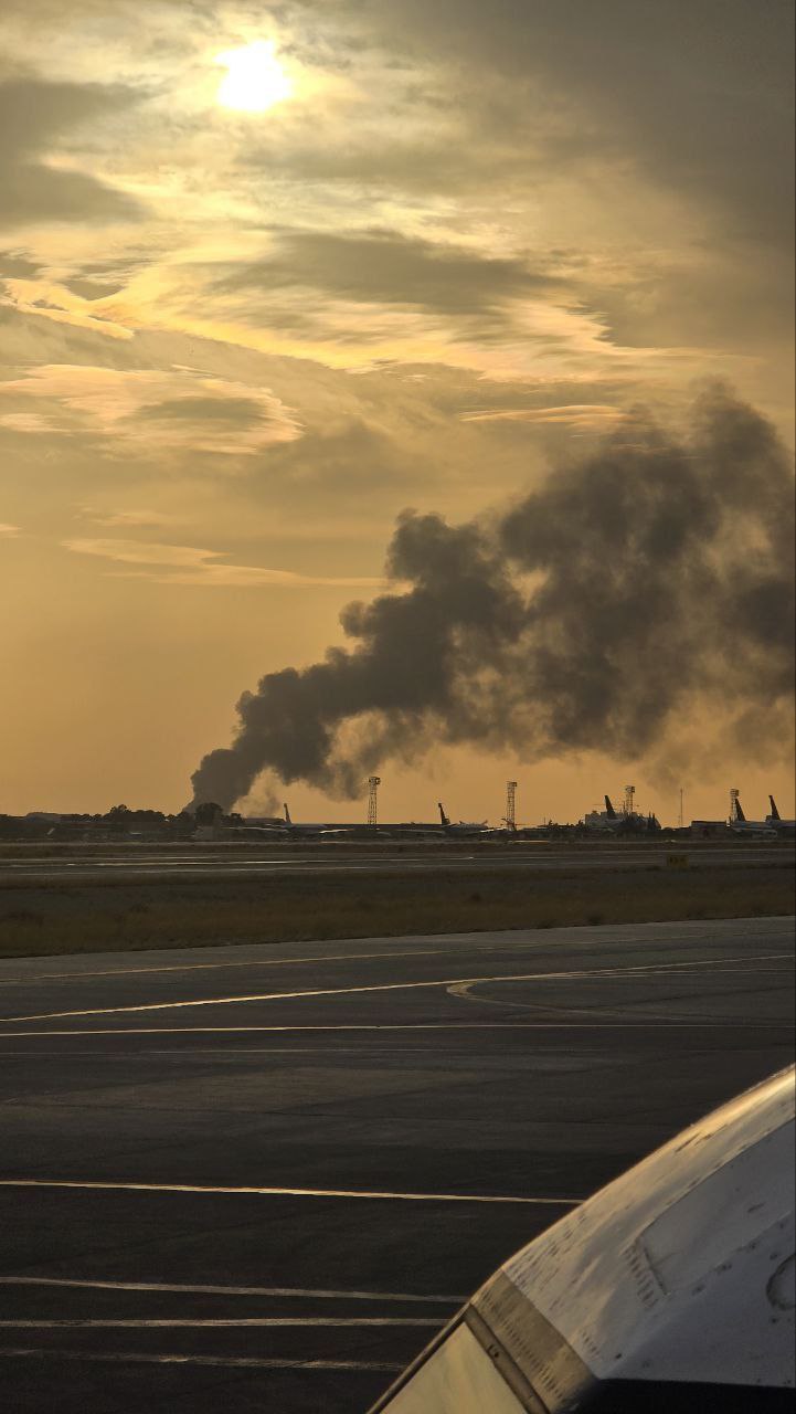 آتشسوزی گسترده در جاده قدیم کرج