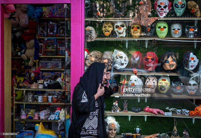 حال و هوای خیابانهای تهران در شب هالووین