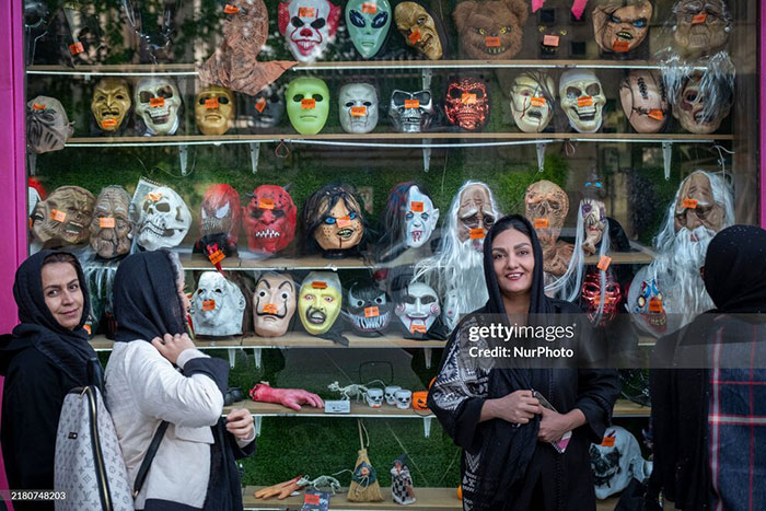 حال و هوای خیابانهای تهران در شب هالووین