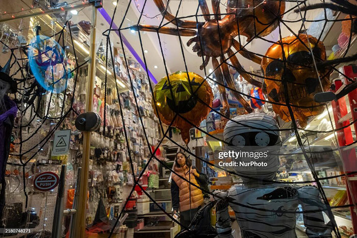 حال و هوای خیابانهای تهران در شب هالووین