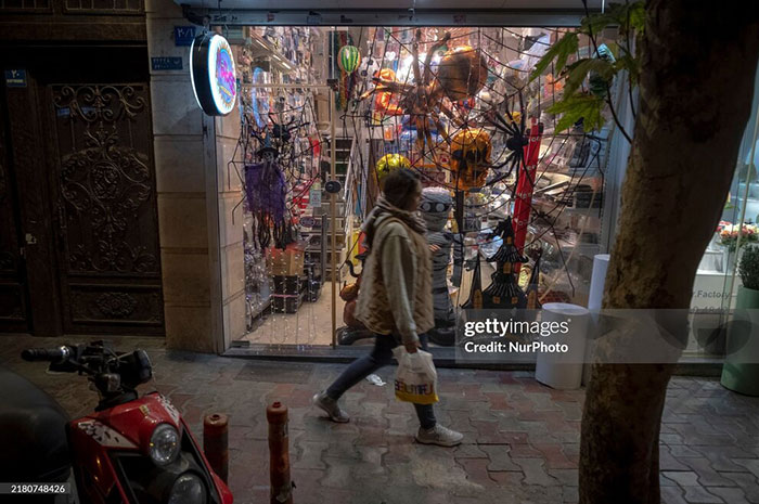 حال و هوای خیابانهای تهران در شب هالووین