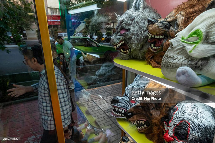 حال و هوای خیابانهای تهران در شب هالووین