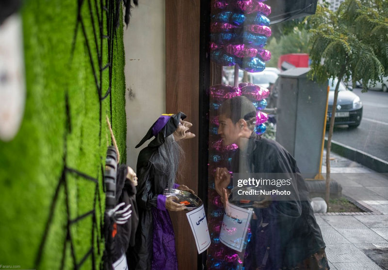 حال و هوای خیابانهای تهران در شب هالووین