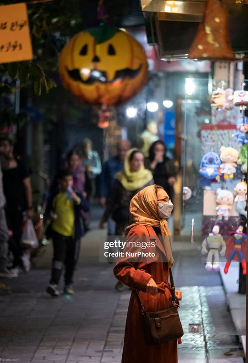 حال و هوای خیابانهای تهران در شب هالووین