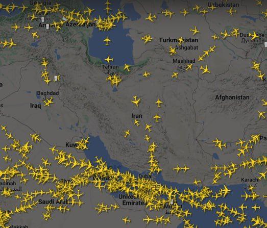 عکسی از وضعیت فعلی آسمان ایران جلبتوجه کرد