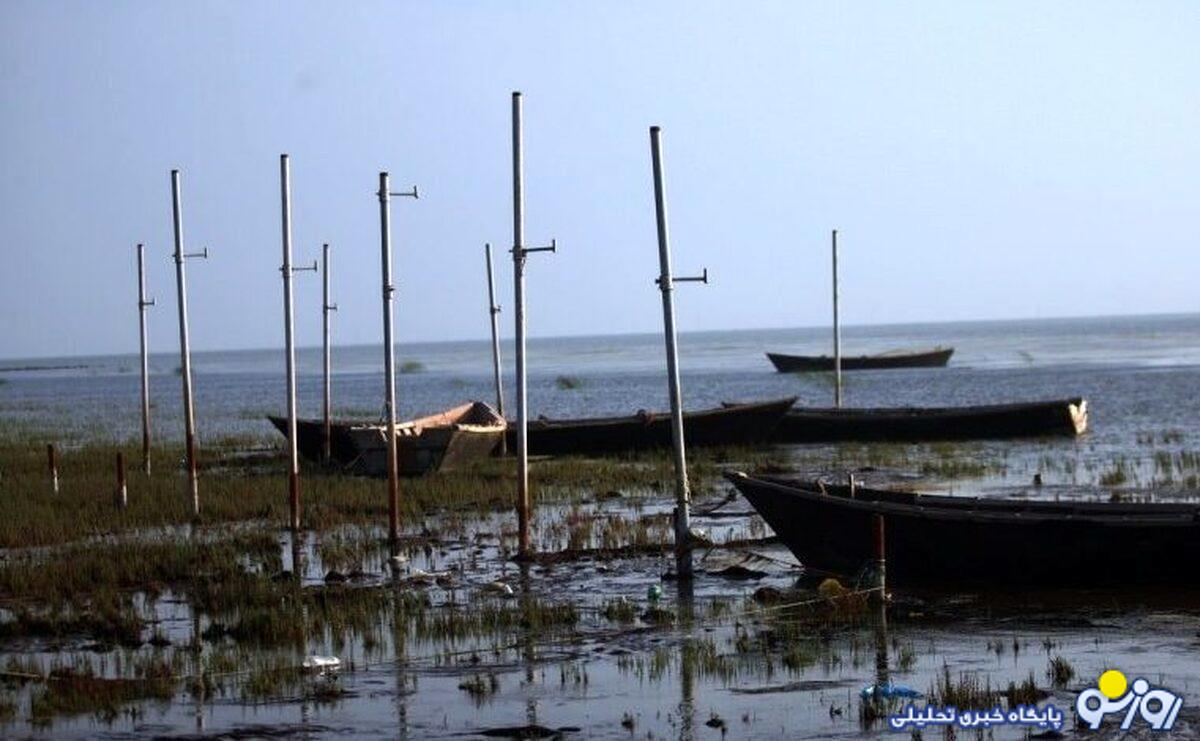 خشکی به «خزر» رسید! دریای خزر بی آب شد خشکی به «خزر» رسید! دریای خزر بی آب شد