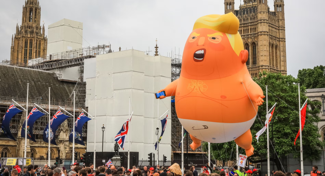 پیش‌بینی گاردین از اعتراضات گسترده به سفر ترامپ به بریتانیا