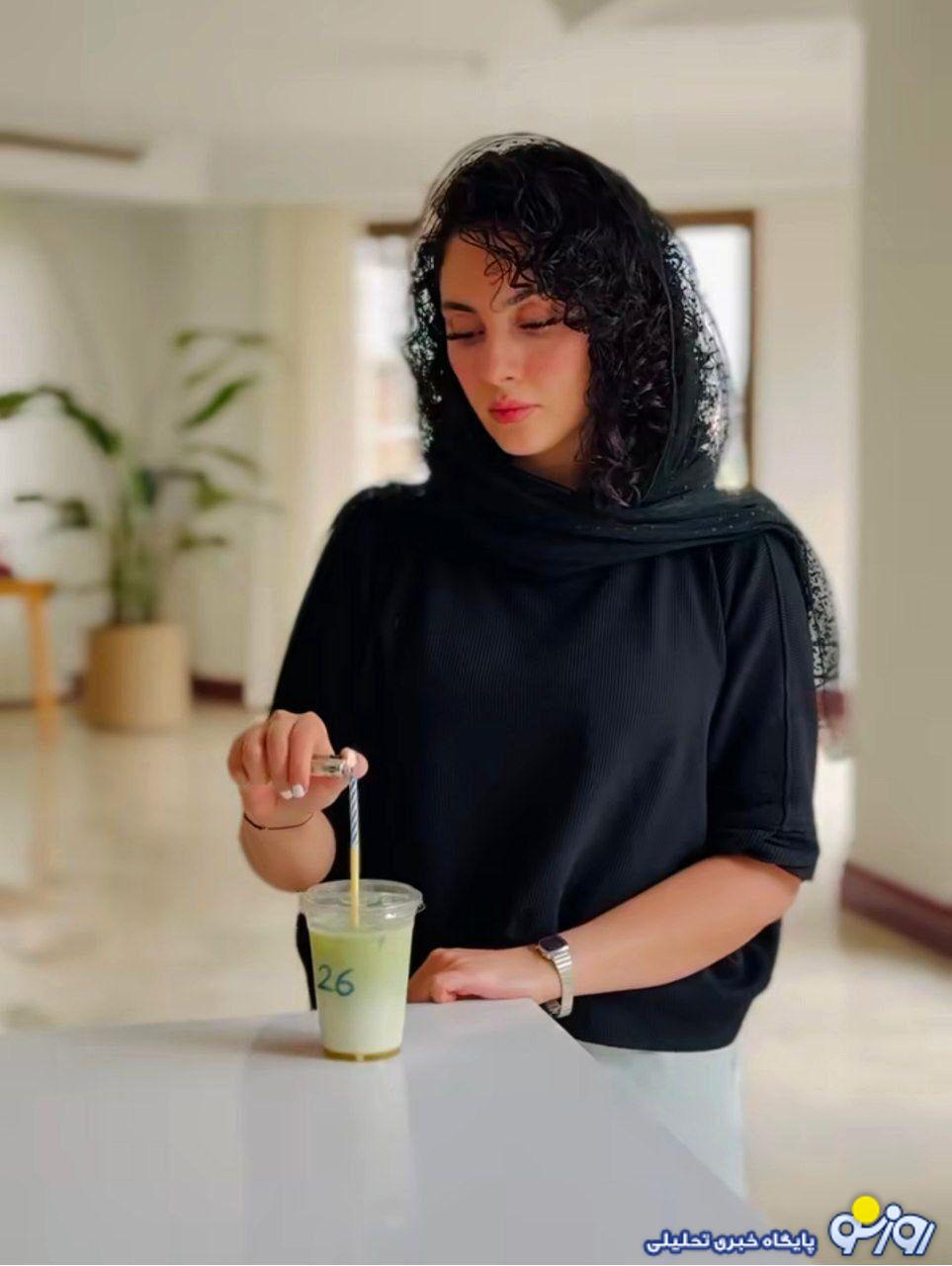 چهره جذاب بازیگر خانم جوان در روز تولدش