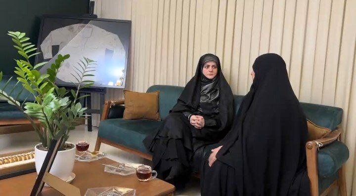 دختر پزشکیان در خانه سردار شهید حاجیزاده + تصاویر