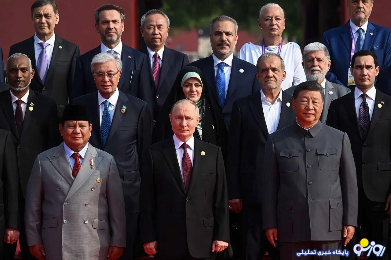 پزشکیان و دخترش میهمان ویژه مراسم رژه بزرگ