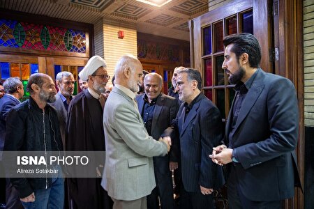 مراسم ترحیم سید محمد تاج‌زاده /عکس