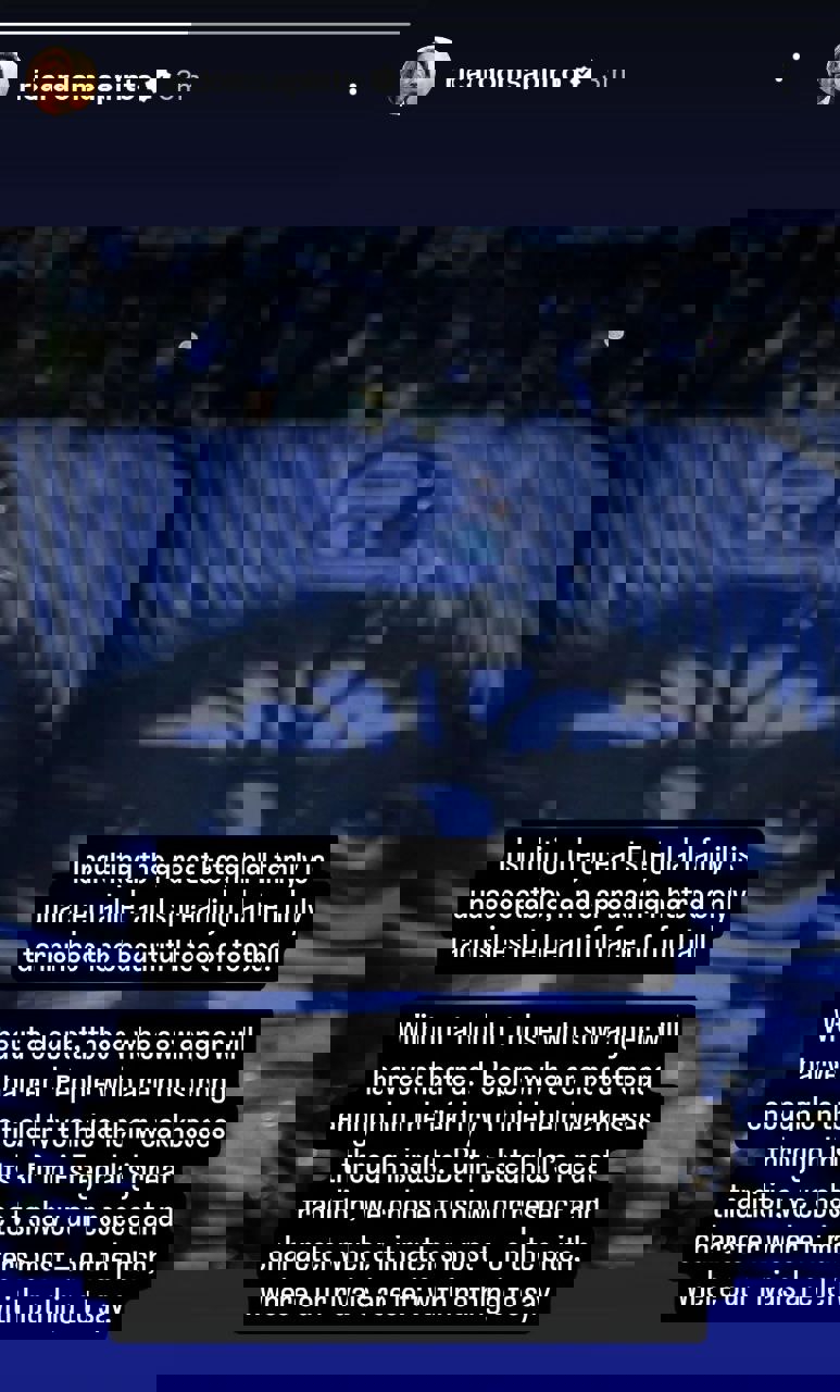 عکس از استوری ریکاردو ساپینتو درخصوص هواداران پرسپولیس