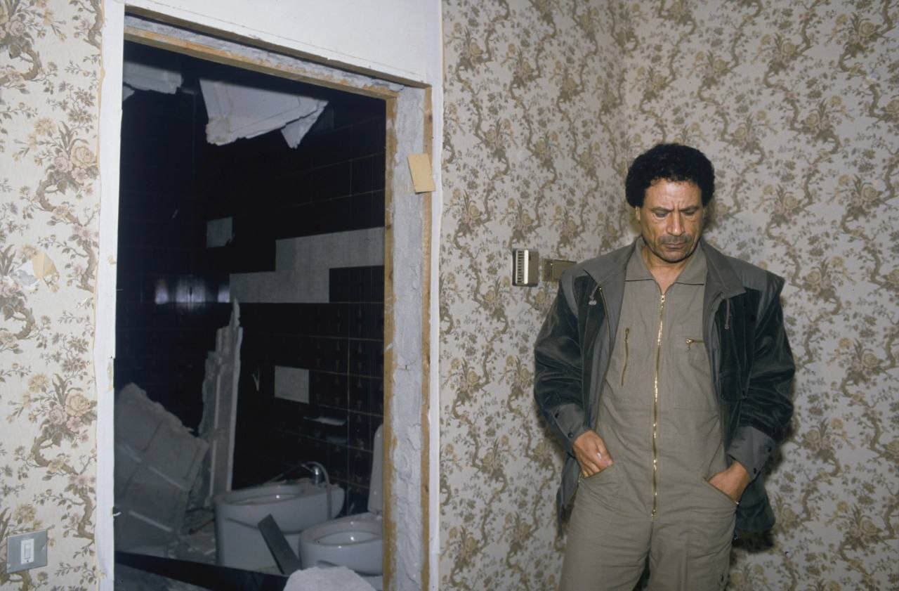 چهره دیده نشده معمر قذافی چهره دیده نشده معمر قذافی