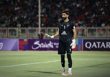 عکس | بیرانوند عقاب آسیا شد! عکس | بیرانوند عقاب آسیا شد!